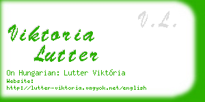 viktoria lutter business card